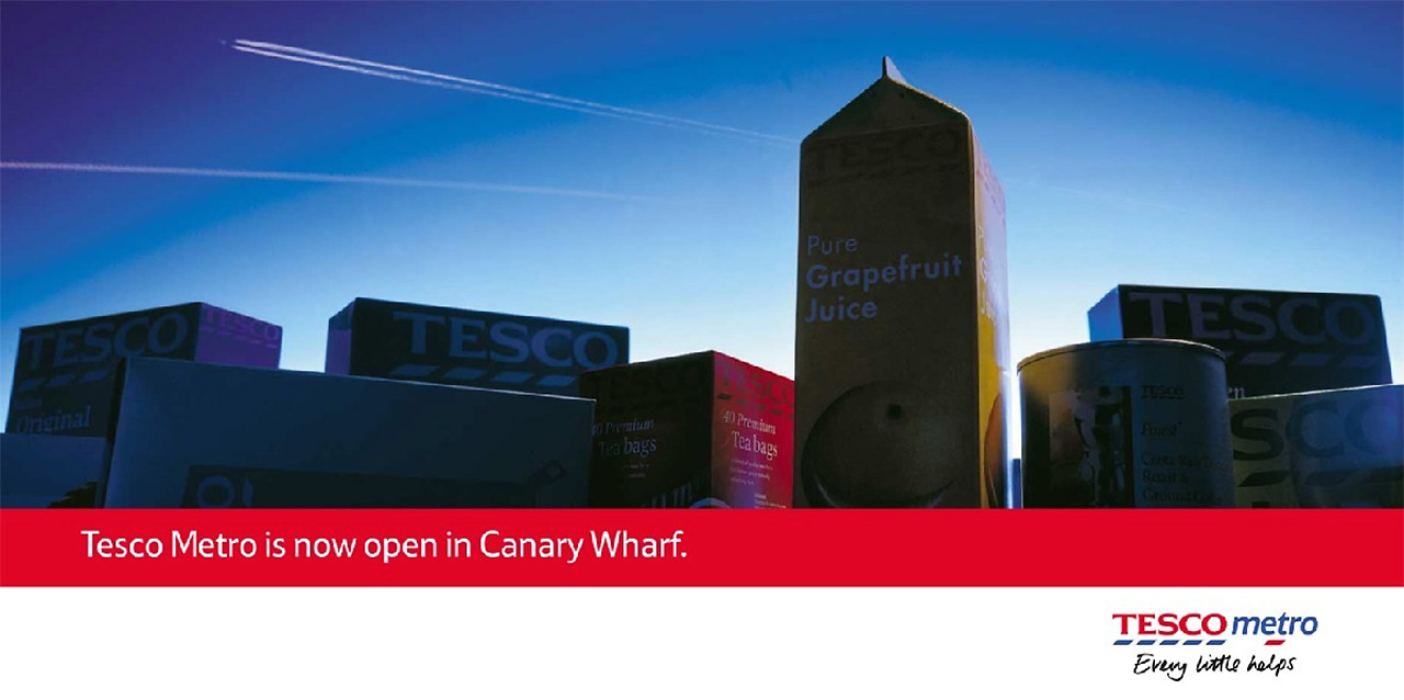 Poster campaign for TESCO